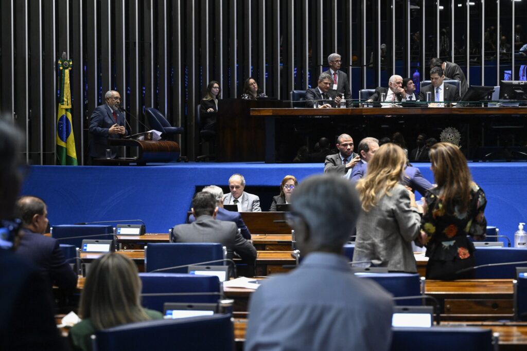 Plenário do Senado Federal durante votação que marcou o fim da escala 6x1.